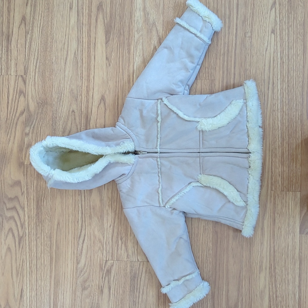 Big chill Baby Girl Jacket with Hood size 12M 12 months worn once